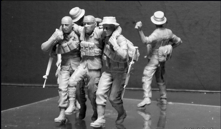 [���ܼ�] CM35107 [MasterBox] CM35107 1/35 Head for the Huey,Vietnam War serie