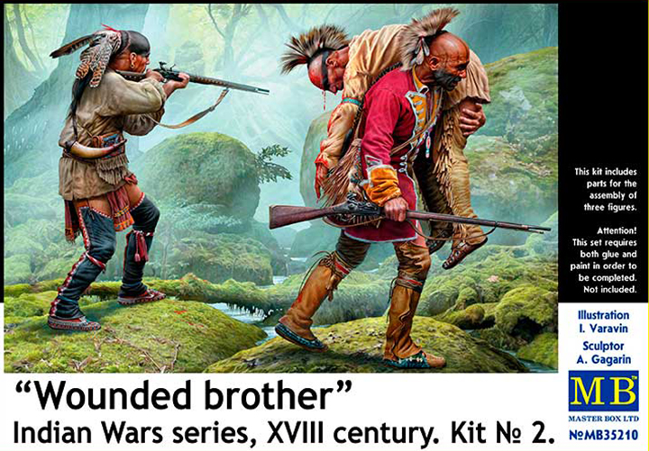 [���ܼ�] CM35210 [MasterBox] CM35210 1/35 Wounded brother. XVIII century. Kit No. 2