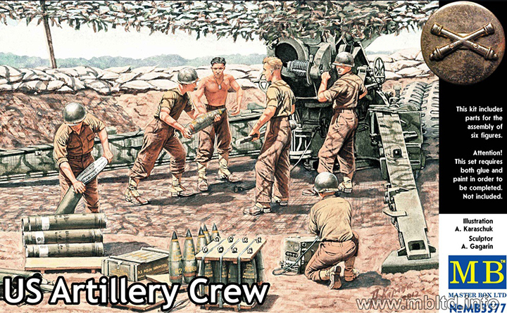 [ܼ] CM3577 [MasterBox] CM3577 1/35 US Artillery Crew -  