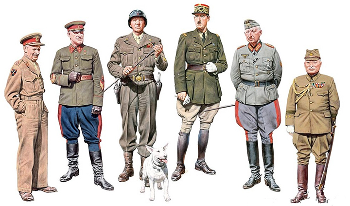 [���ܼ�] CM35108 [MasterBox] CM35108 1/35 The Generals of WW II