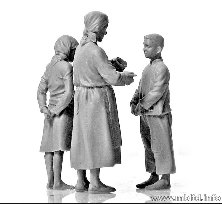 [���ܼ�] CM3588 [MasterBox] CM3588 1/35 Citizenry Eastern Region Peasants, WW II era