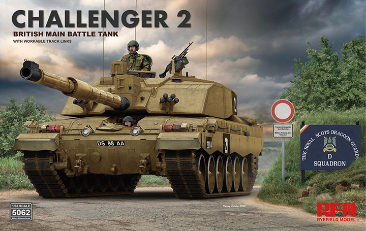[���ܼ�] CRM5062 [RFM] CRM5062 1/35 Challenger 2 w/Workable Track Links