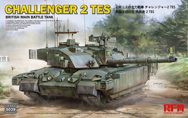 [���ܼ�] CRM5039 [RFM] CRM5039 1/35 Challenger 2 TES British Battle Tank