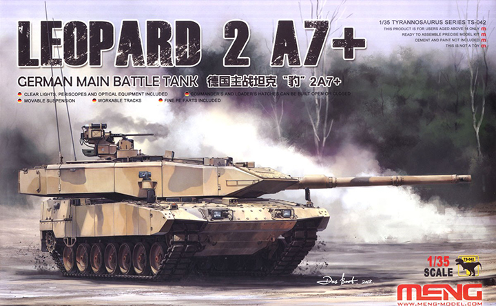 [ܼ] CETS-042 [Meng] CETS-042 1/35 Leopard 2A7 Plus Type German Main Battle Tank