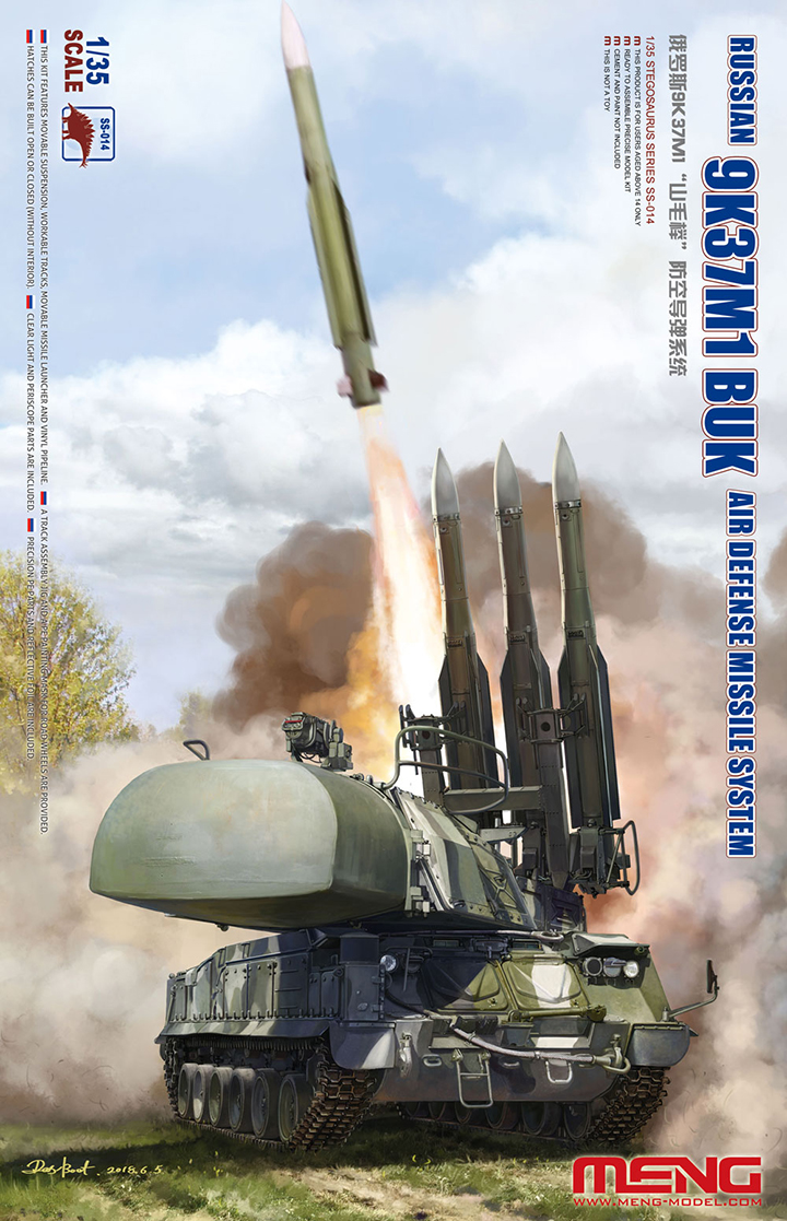 [���ܼ�] CESS-014 [Meng] CESS-014 1/35 9K37M1 Buk Russia Air Defence Missile