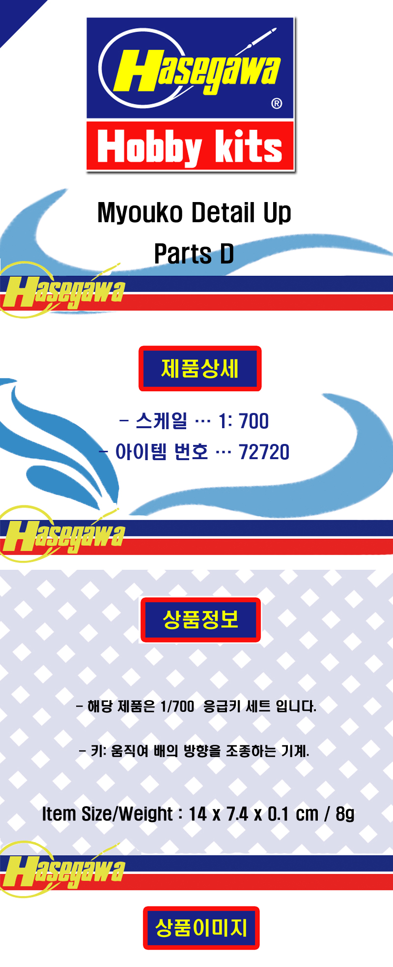 [ܼ] BH72060 [Hasegawa] BH72060 3S-20 1/700 Substitute Rudder Set