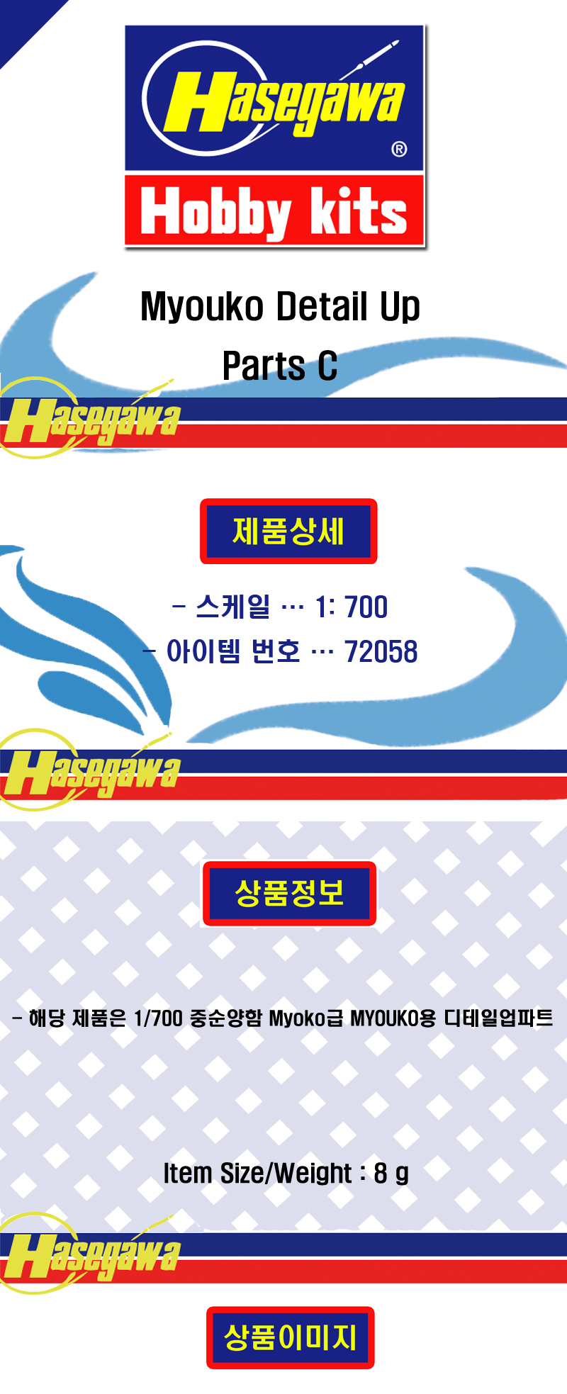 [ܼ] BH72058 [Hasegawa] BH72058 3S-18 1/700 IJN CA Myoko Class(MYOKO) Detail Parts C