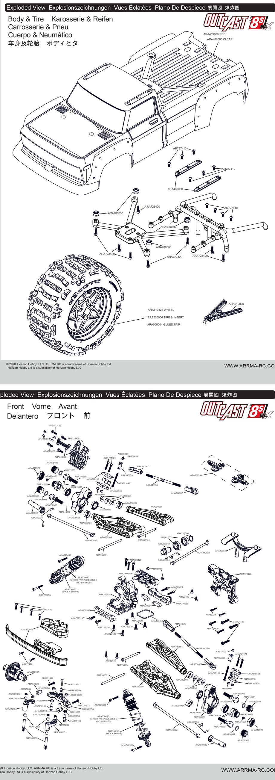 [ܼ] ARA5810 [ARRMA] 1/5 Ƹ ƿĳƮ 8 귯 4WD Ʈ Ʈ RTR Ʈ - ͸,  ʿ