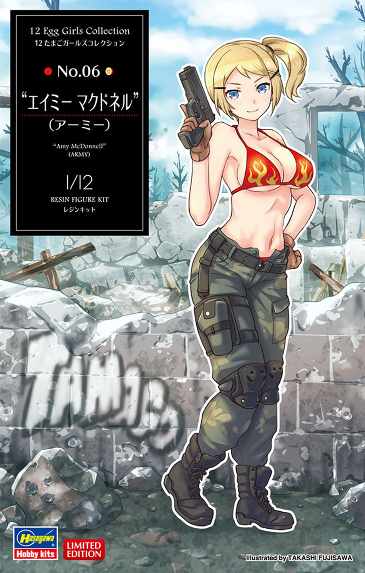 [ܼ] BH52239 [Hasegawa] BH52239 1/12 SP439 12 Egg Girls Collection No.06 Amy McDonnell - Army