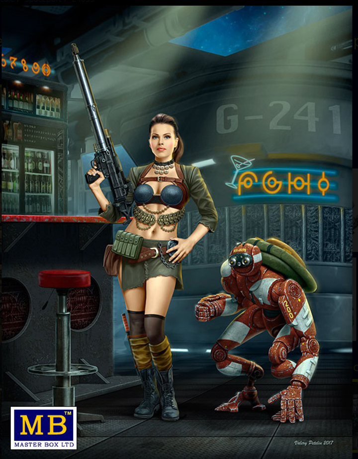 [���ܼ�] CM24035 [MasterBox] CM24035 1/24 At the Edge of the University. Strange Companys adventures Episod I, The First meeting. Back Off