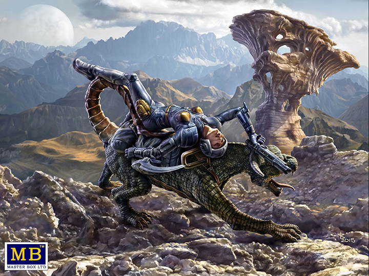 [���ܼ�] CM24007 [MasterBox] CM24007 1/24 World of Fantasy. Graggeron,Halseya