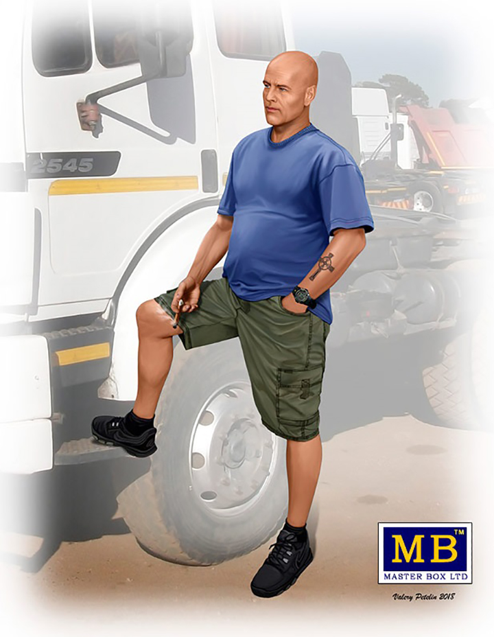 [���ܼ�] CM24043 [MasterBox] CM24043 1/24 Truckers Series Jimmy (Tex) Haywood