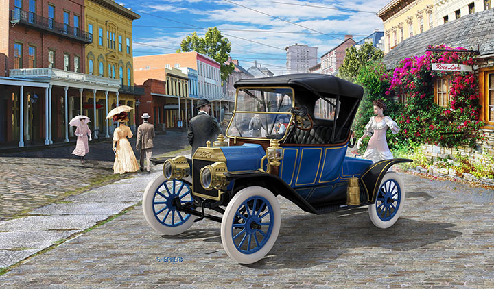 [ܼ] BV7661 [Revell Gmbh] BV7661 1/24 Ford T Modell Roadster - 1913