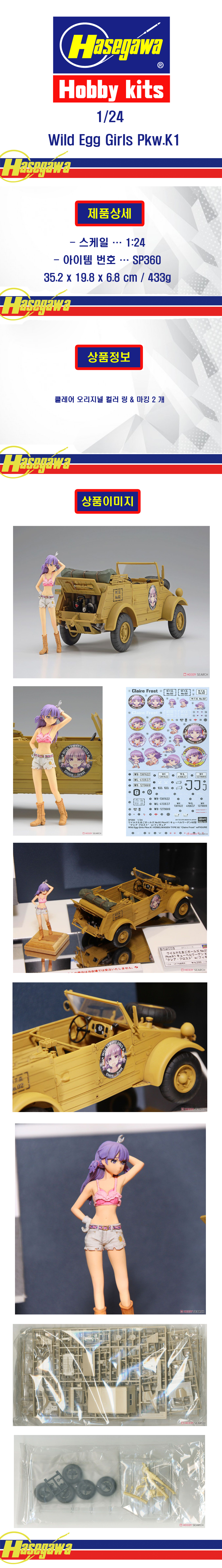 [���ܼ�] BH52160 [Hasegawa] BH52160 1/24 Wild Egg Girls Pkw.K1