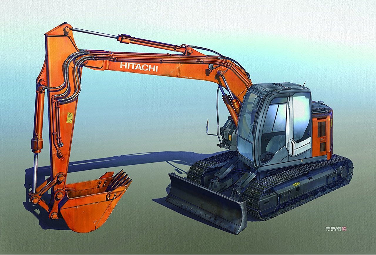[���ܼ�] BH66001 [Hasegawa] BH66001 1/35 Hitachi Zaxis 135US Excavator