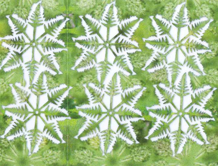 [ܼ] BPMDL-3 [PLATZ] BPMDL-3 Laser Cut Plant Fern / Small (Grass Height: 8mm)