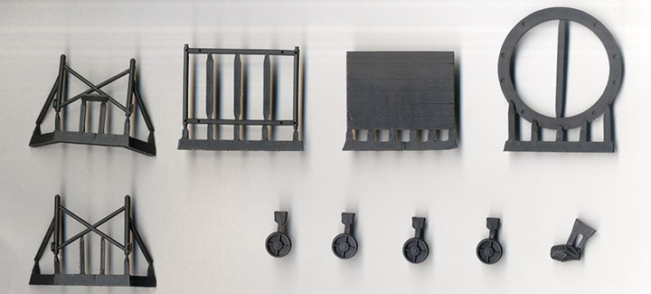 [���ܼ�] CESPS-061 [Meng] CESPS-061 Sd.Kfz.182 King Tiger Turret Maintenance Stand and Muzzle Cover-Resin-���� ��ž ������-���� ������