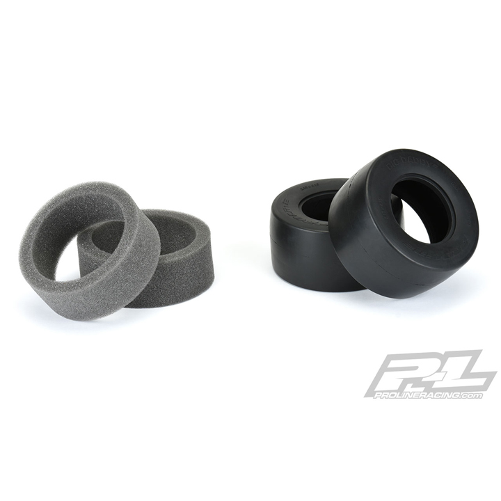 [���ܼ�] AP10184-17 [Pro-Line Racing] AP10184-17 Big Daddy Wide Drag Slick SC 2.2/3.0 MC (Clay) Drag Racing Tires