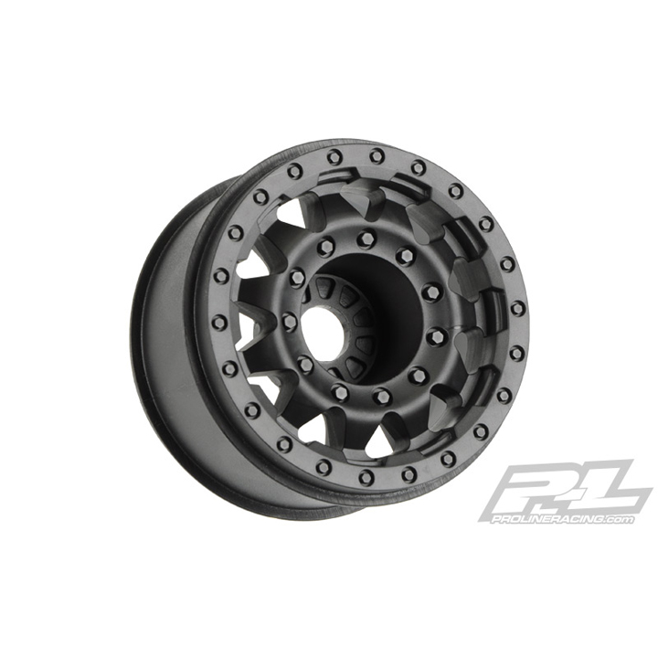 [ܼ] AP2755-03 [Pro-Line Racing] AP2755-03 F-11 2.8 (Traxxas Style Bead) Black Wheels 17mm hex for Stampede 4x4 Front or Rear