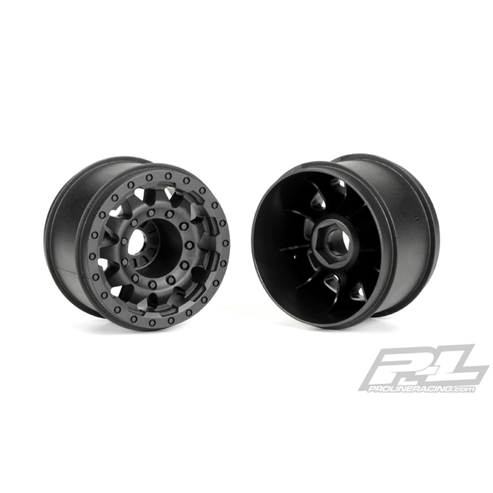 [ܼ] AP2755-03 [Pro-Line Racing] AP2755-03 F-11 2.8 (Traxxas Style Bead) Black Wheels 17mm hex for Stampede 4x4 Front or Rear