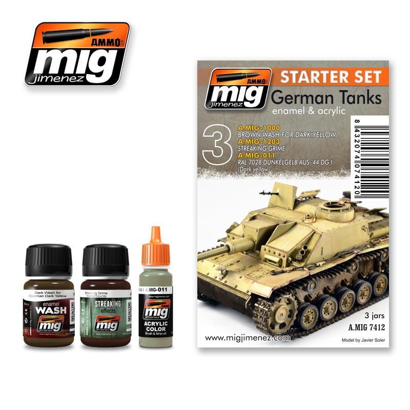 [ܼ] CG7412 [MIG AMMO] CG7412 GERMAN TANKS -STARTER SET