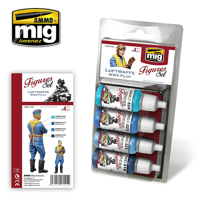 [ܼ] CG7025 [MIG AMMO] CG7025 LUFTWAFFE WWII PILOT UNIFORMS SET
