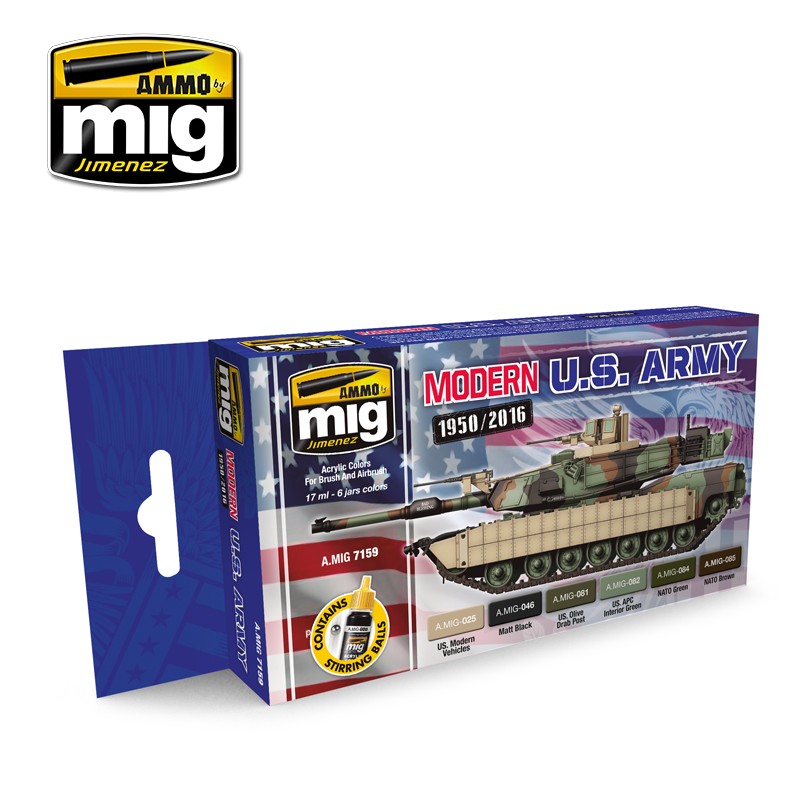 [ܼ] CG7159 [MIG AMMO] CG7159 MODERN USA ARMY COLORS