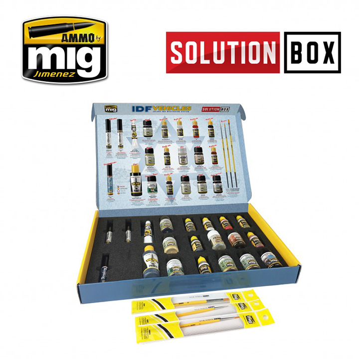 [ܼ] CG7701 [MIG AMMO] CG7701 IDF VEHICLES SOLUTION BOX