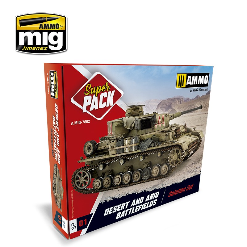 [ܼ] CG7802 [MIG AMMO] CG7802 SUPER PACK DESERT and ARID BATTLEFIELDS