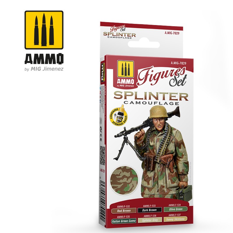 [ܼ] CG7029 [MIG AMMO] CG7029 SPLINTER CAMOUFLAGE SET