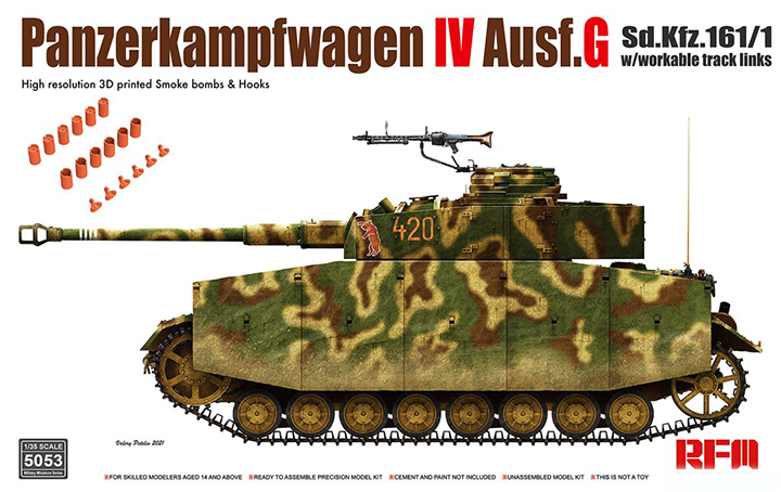 [���ܼ�] CRM5053 [RFM] CRM5053 1/35 Pz.kpfw.IV Ausf.G without interior