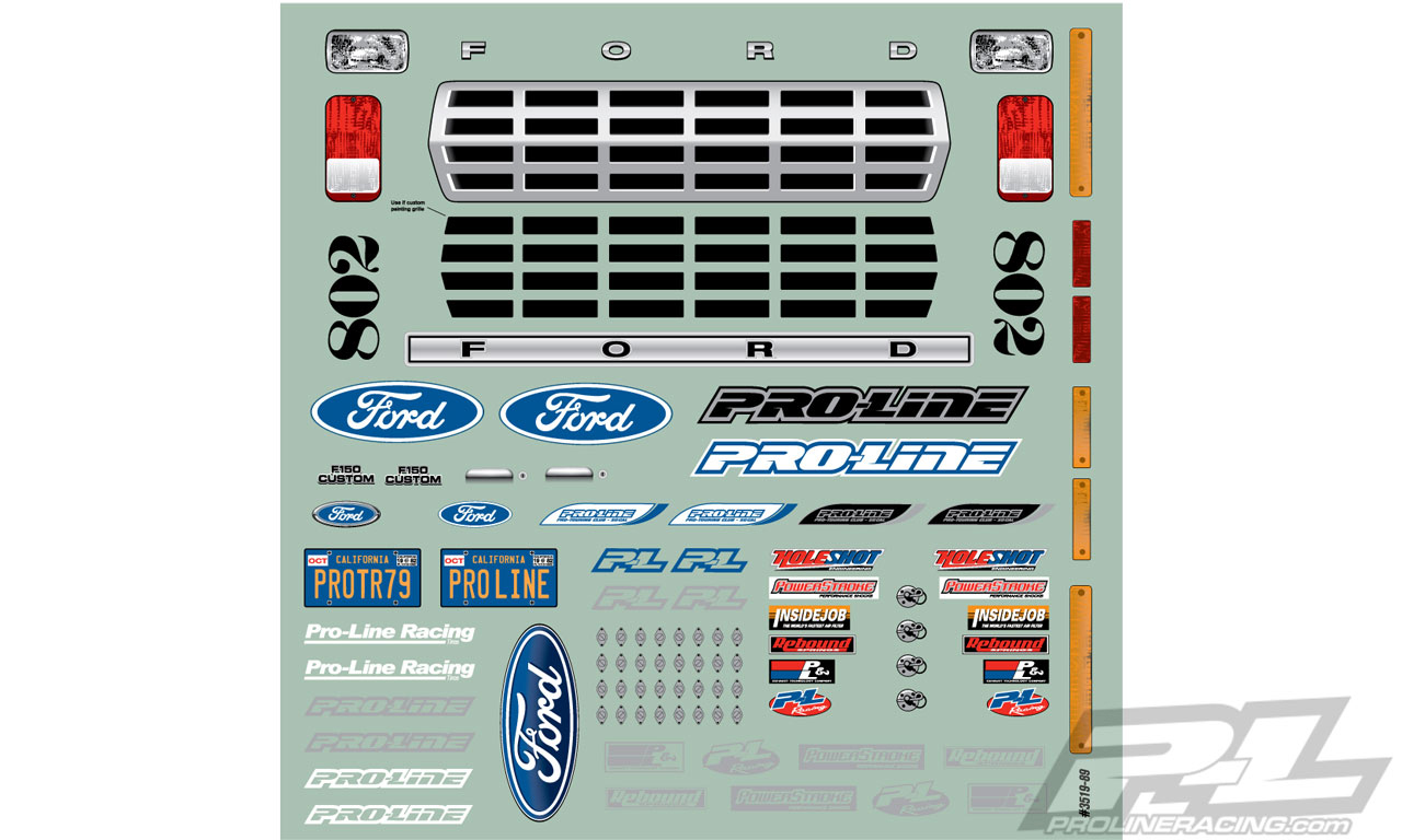 [ܼ] AP3519 [Pro-Line Racing] AP3519 1979 Ford? F-150 Race Truck Clear Body