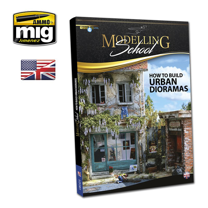 [ܼ] CG6215 [MIG AMMO] CG6215 Modelling School- Urban Dioramas (English)