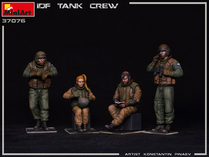 [ܼ] BE37076 [Miniart] BE37076 1/35 IDF Tank Crew