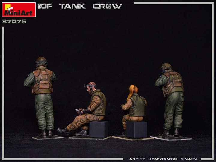 [ܼ] BE37076 [Miniart] BE37076 1/35 IDF Tank Crew