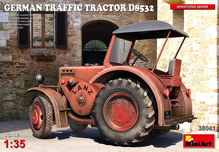 [ܼ] BE38041 [Miniart] BE38041 1/35 Germa Traffic Tractor D8532