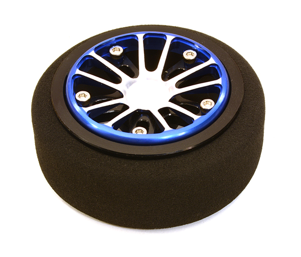 [ܼ] C26896BLUEBLACK [INTEGY] (Ÿ ۽ű   ȣȯ) Billet Aluminum T2 Steering Wheel for Futaba 3PV 4PL S 4PV 4PX 4PX R 7PX Radios