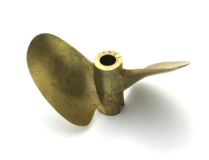 [���ܼ�]  [TFL] Boat Prop 2B 67mm x 6.35mm x 1.6 Pitch Metal (5B12*67)