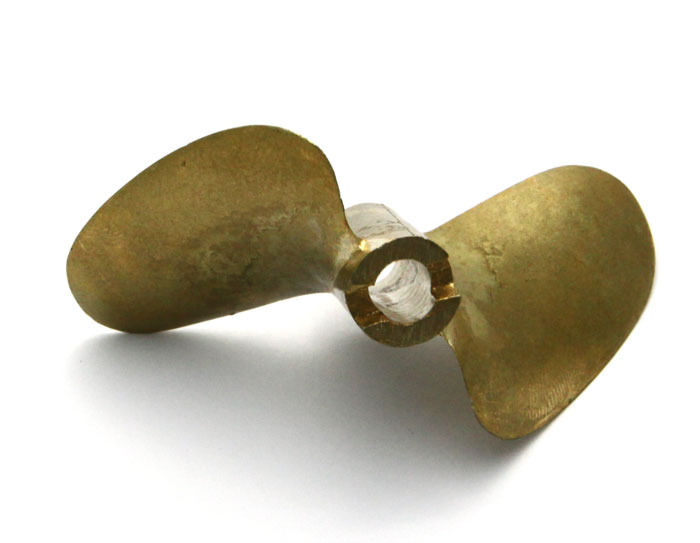 [���ܼ�]  [TFL] Boat Prop 2B 67mm x 6.35mm x 1.6 Pitch Metal (5B12*67)