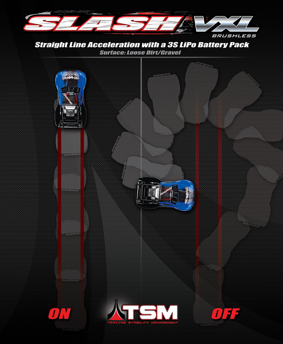 [ܼ]  [Traxxas] CB58076-4  귯ø 2 Slash VXL 2WD Brush w/TSM (͸ )