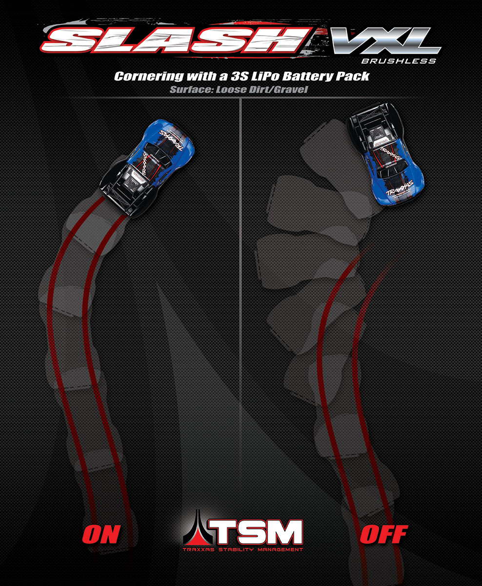 [ܼ]  [Traxxas] CB58076-4  귯ø 2 Slash VXL 2WD Brush w/TSM (͸ )