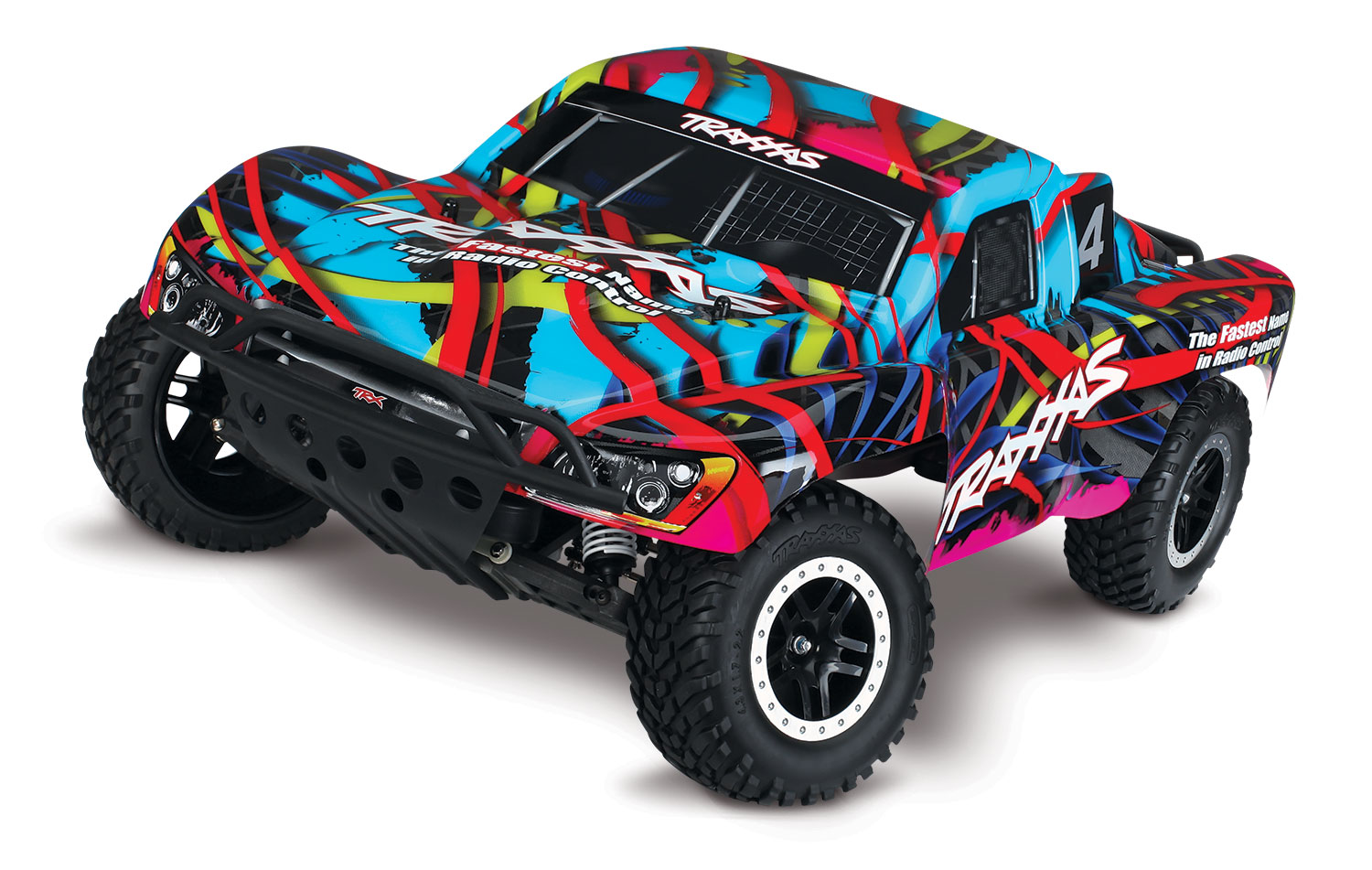 [ܼ]  [Traxxas] CB58076-4  귯ø 2 Slash VXL 2WD Brush w/TSM (͸ )