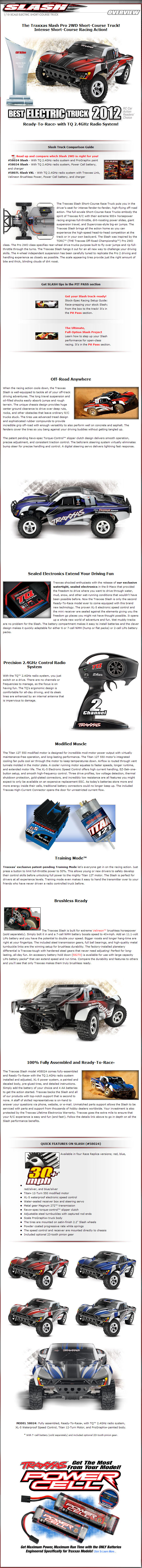 [���ܼ�] CB58024 REDX	 [Traxxas] CB58024 (REDX) 2020_NEW 1/10 Slash 2WD SCƮ�� RTR w/XL-5 ESC (���͸�,������ ����)