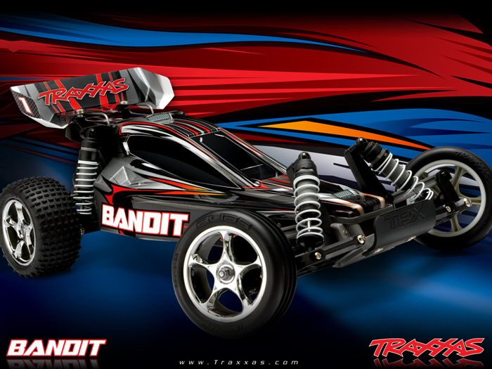 [ܼ] CB24054-1 [Traxxas]    2 Bandit 1/10 Extreme Sport buggy (Black / RTR) - , , ͸  