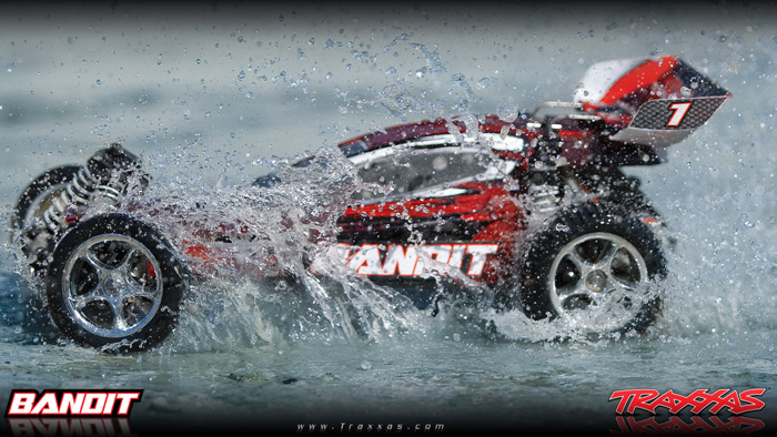 [ܼ] CB24054-1 [Traxxas]    2 Bandit 1/10 Extreme Sport buggy (Black / RTR) - , , ͸  