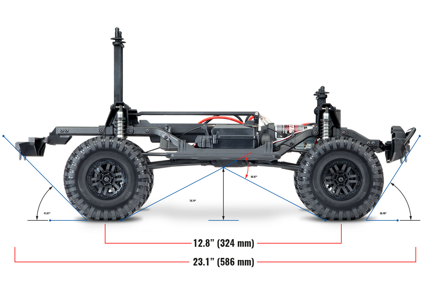 [���ܼ�] CB82056-4 RED [Traxxas] 1/10 TRX-4 ������ Ʈ���� ũ��﷯ RTR (����) - ������ ����