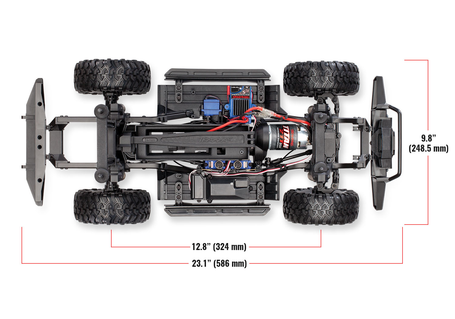 [���ܼ�] CB82056-4 RED [Traxxas] 1/10 TRX-4 ������ Ʈ���� ũ��﷯ RTR (����) - ������ ����