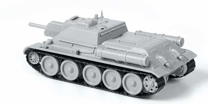 [���ܼ�] BZ5043 [Zvezda] BZ5043 1/72 SU-122 Soviet Tank Destroyer