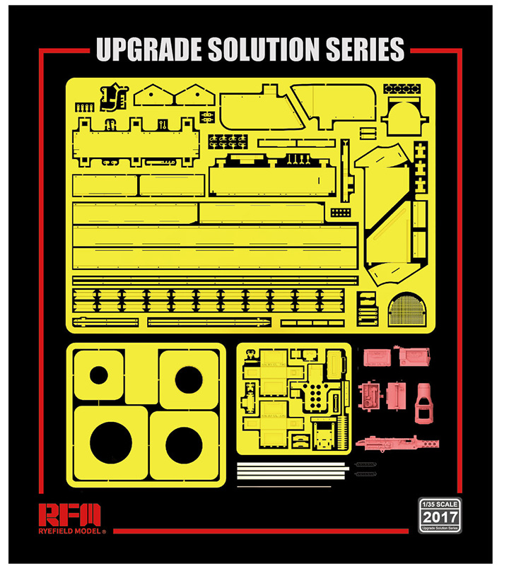 [���ܼ�] CRM2017 [RFM] CRM2017 1/35 Upgrade Set for 5049 M4A3 76W HVSS Sherman Korean War - ���� ������