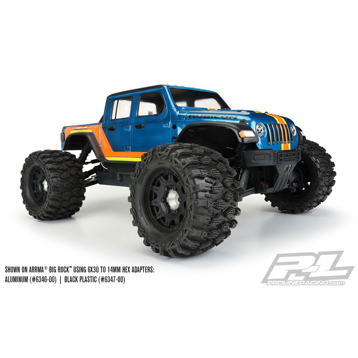 [���ܼ�] PRO1019010 [PROLINE-RACING] 10190-10 Hyrax 2.8inch Tires MTD Black 6x30 Stampede F/R